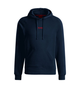 HUGO para hombre. 50518693 Sudera Linked marino (S), Casual, Algodón