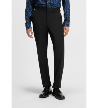 HUGO para hombre. 50540150 Pantalón Tom253X negro (98), Casual, Deportivo, Lana, Clásico