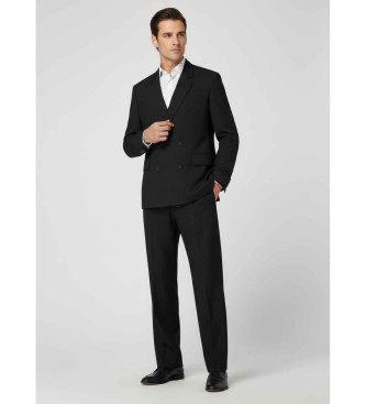 HUGO para hombre. 50544604 Traje Karlo negro (50), Casual, Clásico, Poliéster