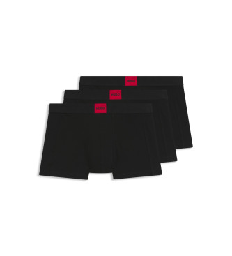 HUGO para hombre. 50532797 Set 3 Bóxers Galaxy negro (S), Homewear, Algodón