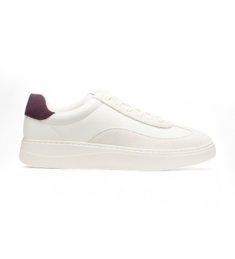 HUGO para mujer. 50552700 Zapatillas de Piel Lyzz blanco (41), Plano, Cordones, Casual