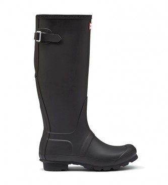 Hunter para mujer. WFT1001RMA Botas Original Back Adjustable negro -Altura caña: 38cm- (35/36), Plano, Casual, Hunter outlet 2024.