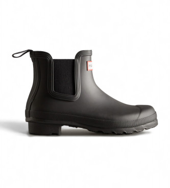 Hunter para mujer. H24WFS2078RMA Botines Original Chelsea negro (36), Plano, Ninguno, Casual, Hunter outlet 2024.