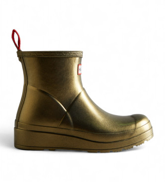 Hunter para mujer. H24WFS2020NEB Botines Play Short Nebula dorado (38), Plano, Ninguno, Casual, Hunter outlet 2024.
