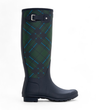 Hunter para mujer. H24FRW0001242 Botas Original Tall Tartan Printed verde (37), 1 a 3cm, Ninguno, Casual, Hunter outlet 2024.