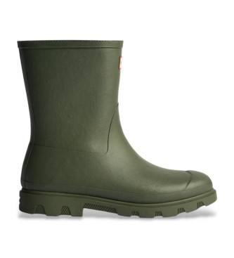 Hunter unisex. FRU0002251 Botas U Downpour Short verde (37), Plano, Ninguno, Casual, Impermeable