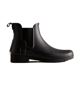 Hunter para mujer. H24WFS2201RMA Botines Refined Chelsea negro (37), Plano, Ninguno, Casual, Hunter outlet 2024.