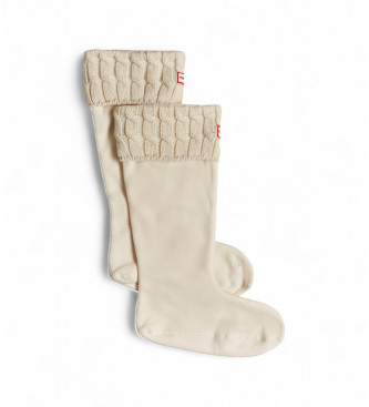 Hunter unisex. XRU0045251 Calcetines altos reciclados con puño beige (M), Homewear, Poliéster