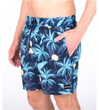 Hurley para homem. Cannonball Volley 17' azul fato de banho Hurley