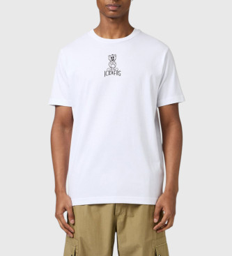 Camiseta logotipo blanco (XXL), Casual, Algodón, Manga corta