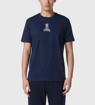 Camiseta logotipo azul (S), Casual, Algodón, Manga corta