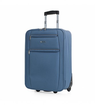 ITACA unisex. T71950-04 Maleta Cabina De Viaje 2 Ruedas T71950 Azul Vaquero -55X39X18Cm- (OSFA), Casual, Poliéster, ITACA outlet 2024.