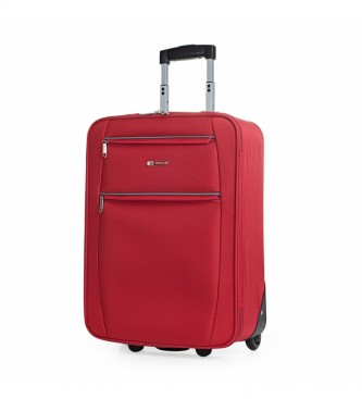 ITACA. Mala de viagem Cabine 2 rodas T71950 vermelho -55x39x18cm