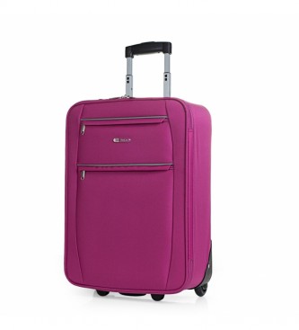 ITACA unisex. T71950-06 Maleta Cabina de Viaje 2 Ruedas T71950 fucsia -55x39x18cm- (OSFA), Casual, Rosa, Poliéster, ITACA outlet 2024.