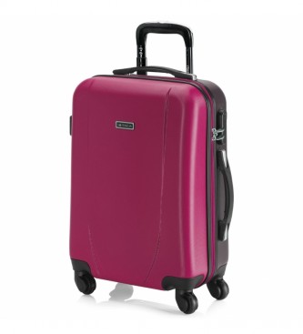 ITACA unisex. 71150-05 Maleta Cabina De Viaje Corto Rígida 4 Ruedas Trolley 71150 Fucsia, Antracita -55X38X20Cm- (OSFA), Casual, Gris, Rosa,