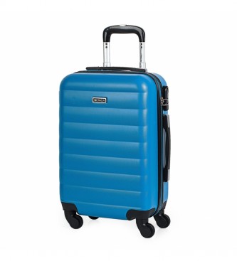 ITACA. Maleta Cabina de Viaje RÃgida 4 Ruedas Trolley 71250 cian -55x