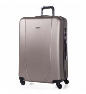 ITACA unisex. 71170-03 Maleta de Viaje Grande XL Rígida 4 Ruedas 75cm champagne (OSFA), Casual, ABS/Policarbonato, ITACA outlet 2024.