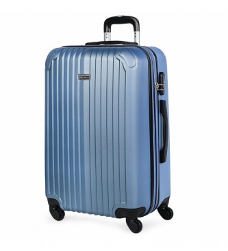 ITACA unisex. T71560-04 Maleta de Viaje Rígida 4 Ruedas Mediana T71560 azul zafiro -66x41x27cm- (OSFA), Casual, ABS/Policarbonato, ITACA out