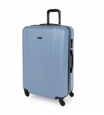 ITACA unisex. 71170-09 Maleta de Viaje Grande XL Rígida 4 Ruedas Trolley 71170 Azul -75x50x30cm- (OSFA), Casual, ABS/Policarbonato, ITACA ou