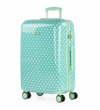 ITACA para mujer/niña. 702460-03 Maleta de Viaje Rígida 702460 Turquesa -67x45x24cm- (OSFA), Casual, ABS/Policarbonato, moda infantil, ITACA