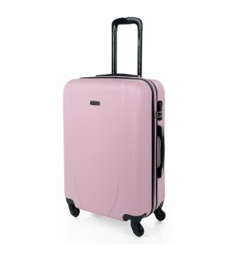 ITACA para mujer. 71160-10 Maleta de Viaje Rígida 71160 Rosa -65x44x24cm- (OSFA), Casual, ABS/Policarbonato, ITACA outlet 2024.