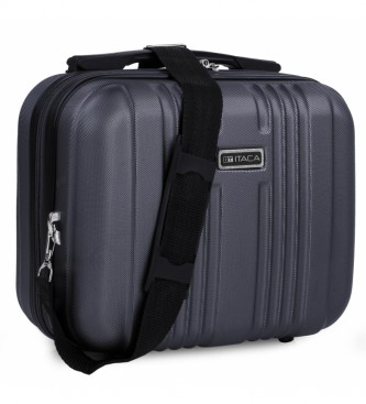 ITACA unisex. T71535-01 Neceser Rígido ABS Grande de Viaje T71535 antracita -33x26x14cm- (OSFA), Casual, Gris, ABS/Policarbonato, ITACA outl