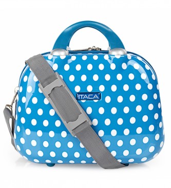 ITACA para mujer/niña. 702435-04 Neceser Grande Rígido 702435 Azul - 36x26x16cm- (OSFA), Casual, ABS/Policarbonato, moda infantil, ITACA out
