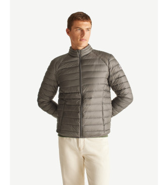 JOTT para hombre. P000MDOW02 Abrigo plumifero Mat gris (L), Casual, Poliamida