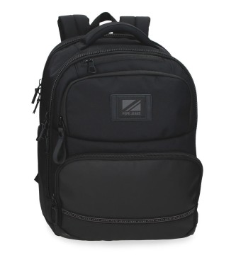 Pepe Jeans unisex. 7042344 Mochila Stratford 2c negro (OSFA), Casual, Poliéster