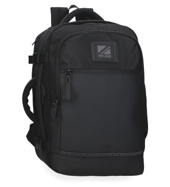 Pepe Jeans unisex. 7042444 Mochila Stratford negro (OSFA), Casual, Poliéster