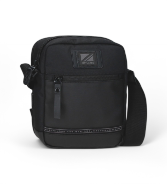 Pepe Jeans para hombre. 7045544 Bandolera Stratford 2c negro (OSFA), Casual, Poliéster