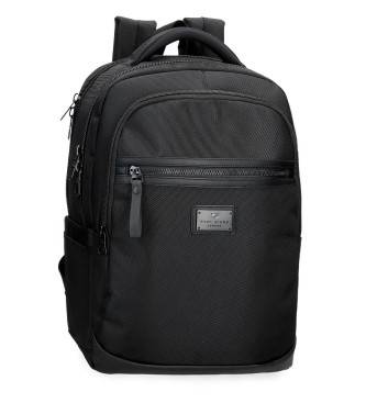 Pepe Jeans unisex. 7052342 Mochila Portaordenador Blackmore 2c negro (OSFA), Casual, Poliéster