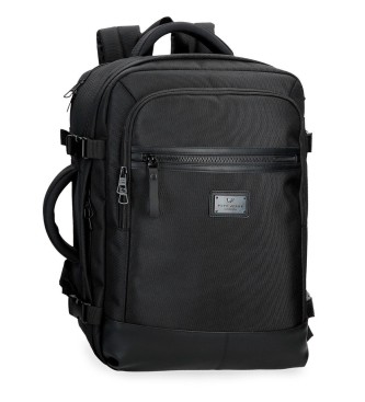 Pepe Jeans unisex. 7052642 Mochila Blackmore 2c negro (OSFA), Casual, Poliéster