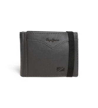 Pepe Jeans para hombre. 7123942 Cartera con goma Jacket gris (OSFA), Casual, Piel