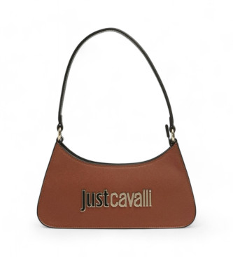 Just Cavalli para mujer. 77RA4BB6_ZS766 Bolso B Metal Lettering marrón (OSFA), Casual, Poliéster, Just Cavalli outlet 2024.