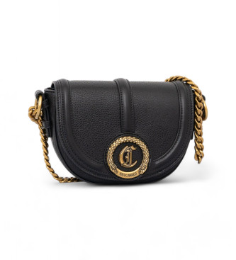 Just Cavalli para mujer. 77RA4BM7_ZSB27 Bolso Jc Metal Circle negro (OSFA), Casual, Poliéster, Just Cavalli outlet 2024.