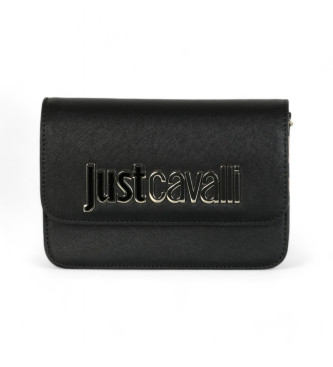 Bolso Metal Lettering negro (OSFA), Casual, Poliéster, Just Cavalli outlet 2024.
