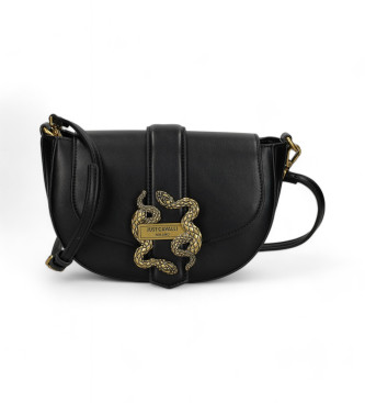 Just Cavalli para mujer. 77RA4BA2_ZSA89 Bolso New Iconic Snakes negro (OSFA), Casual, Poliéster, Just Cavalli outlet 2024.