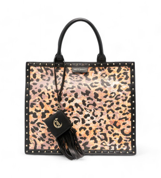 Just Cavalli para mujer. 76RA4BR1_ZSA81 Bolso Range R Shopping Seasonal animalprint (OSFA), Casual, Animal print, Poliéster, Just Cavalli ou