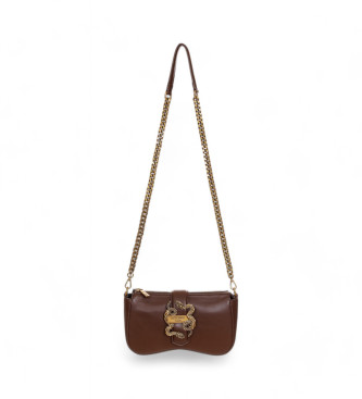 Just Cavalli para mujer. 77RA4BA4_ZSA89 Bolso New Iconic Snakes marrón (OSFA), Casual, Fiesta, Poliéster, Just Cavalli outlet 2024.
