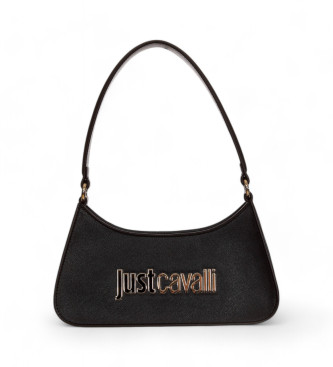 Just Cavalli para mujer. 77RA4BB6_ZS766 Bolso B Metal Lettering negro (OSFA), Casual, Poliéster, Just Cavalli outlet 2024.