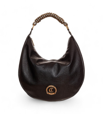 Just Cavalli para mujer. 77RA4BN1_ZSB28 Bolso Soft Gothic negro (OSFA), Casual, Poliéster, Just Cavalli outlet 2024.