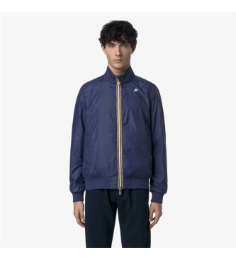 K-way para hombre. K6123PW Chaqueta Arsene Plus.2 Double azul (XXL), Casual, Poliéster