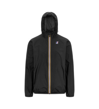 K-way unisex. K2123ZW Casaco Claude preto (XL), Casual, Náilon, Manga comprida
