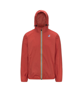 K-way unisex. K2123ZW Casaco Claude vermelho (S), Casual, Náilon, Manga comprida