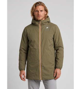 K-way Chaqueta Reversible Jacob St Warm Double verde militar