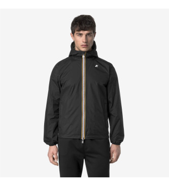 K-way para hombre. K2124EW Chaqueta Jake Plus.2 Double negro, verde (M), Casual, Poliéster