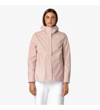 K-way para mujer. K21488W Chaqueta Madalina Bonded rosa (S), Casual, Nylon