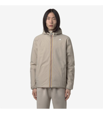K-way para hombre. K6128VW Chaqueta Warm Reversible beige (S), Casual, Nylon