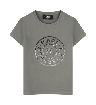 Karl Lagerfeld unisex Camiseta de manga corta verde (12Y= 150cm)